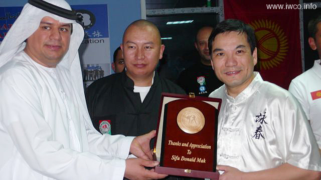 International Wing Chun Organization, Dubai, U.A.E, Sifu Donald Mak